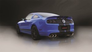 Ford Mustang Performance Exhaust - Rear - CORSA Performance - Axle-Back Sport, Dual Rear Exit, Twin 4.0in. Pro-Series Tips - Polished - `13-`14